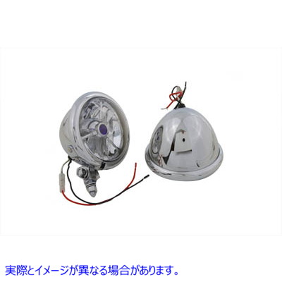 33-0863 4-1/2 インチ トライバー スポットランプ 取寄せ Vツイン 4-1/2 inch Tri Bar Spotlamp (検索用／