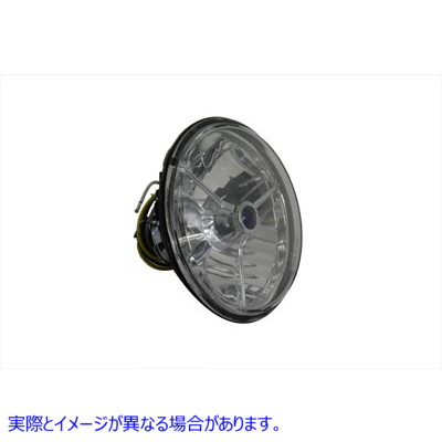 33-0894 【廃番】 Bates 5-3/4 インチ トライバー ヘッドランプ ユニット 取寄せ Vツイン Bates 5-3/4 inch Tri-bar Headlamp Un
