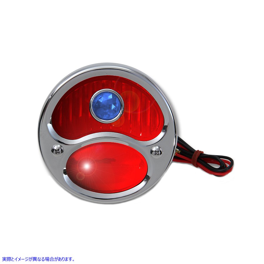 33-0901 モデルA ステンレステールランプ 取寄せ Vツイン Model A Stainless Steel Tail Lamp (検索用／