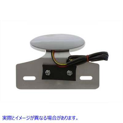 33-0911 クローム ミニ LED キャットアイ テールランプ クリアレンズ 取寄せ Vツイン Chrome Mini LED Cateye Tail Lamp Clear L