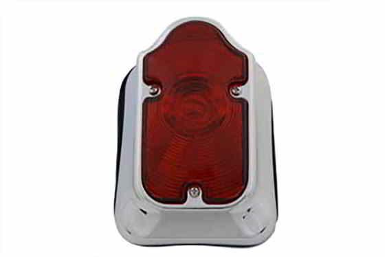 33-0941 ナンバープレートウィンドウトゥームストーンなしのテールランプアセンブリ 取寄せ Vツイン Tail Lamp Assembly without