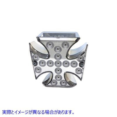 33-0964 マルタ製LEDテールランプ クリアレンズ付 取寄せ Vツイン Maltese LED Tail Lamp with Clear Lens (検索用／