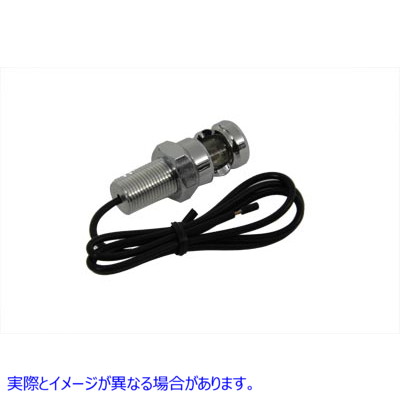 33-0978 クローム ミニ ライセンス ライト 溝付きスタイル 取寄せ Vツイン Chrome Mini License Light Grooved Style (検索用／