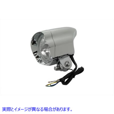33-0981 5-3/4 インチ ヘッドランプ アセンブリ グロー スタイル バイザー付き 取寄せ Vツイン 5-3/4 inch Headlamp Assembly Gl