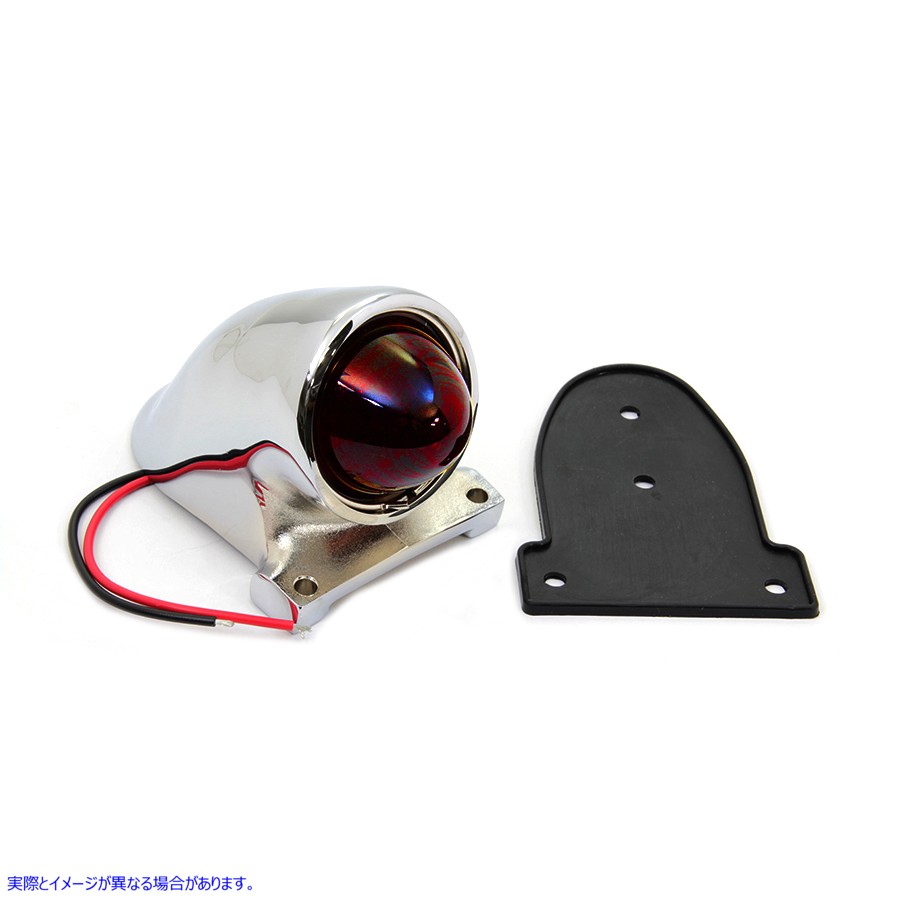 33-1018 クロームPKスタイルテールランプ 取寄せ Vツイン Chrome PK Style Tail Lamp (検索用／