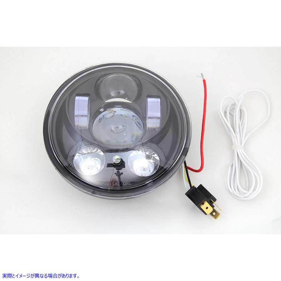33-1029 5-3/4 インチデイライトプロジェクター LED ヘッドランプ 取寄せ Vツイン 5-3/4 inch Daylight Projector LED Headlamp