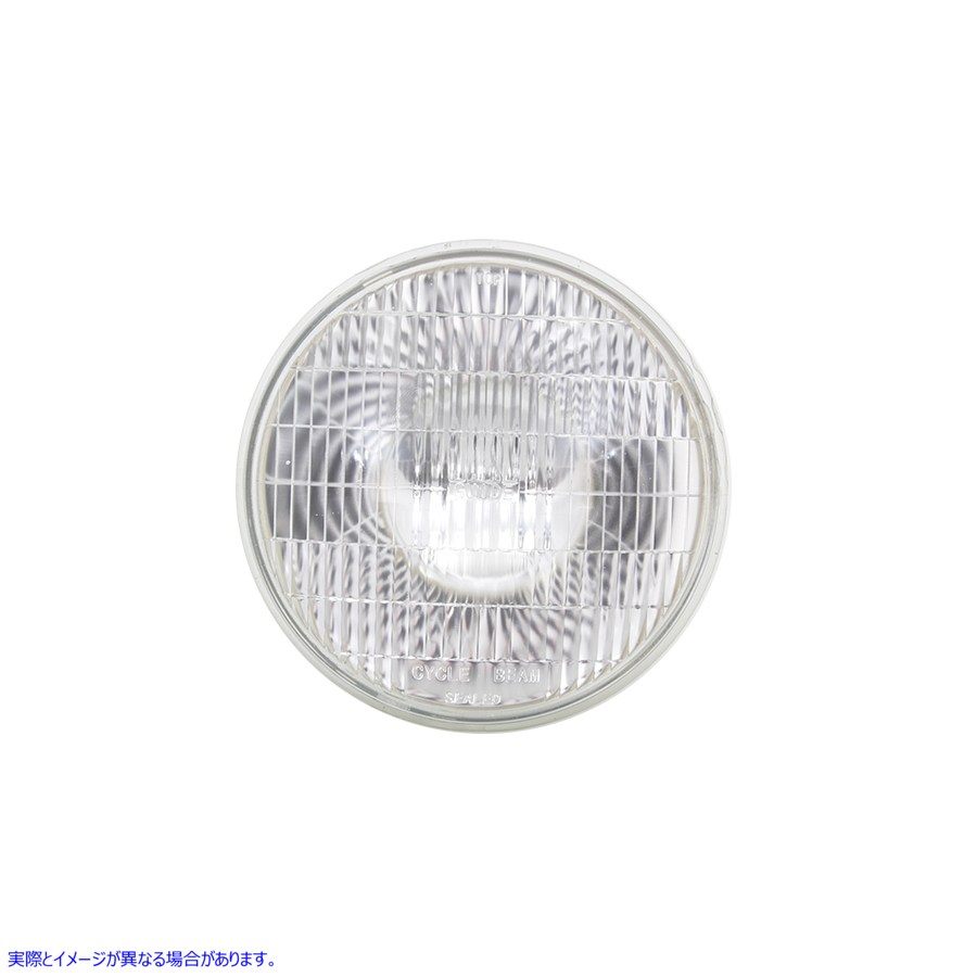 33-1030 7 インチ 6 ボルト レプリカ サイクル ビーム バルブ 取寄せ Vツイン 7 inch 6 Volt Replica Cycle Beam Bulb (検索用／
