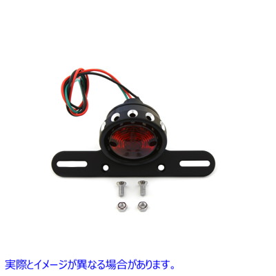 33-1050 ラウンド テール ランプ アセンブリ ボバー スタイル 取寄せ Vツイン Round Tail Lamp Assembly Bobber Style (検索用／