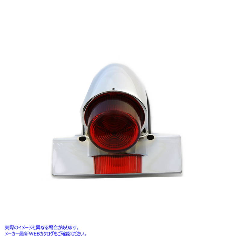 33-1079 クローム スパルト テールランプ バルブ付 取寄せ Vツイン Chrome Sparto Tail Lamp with Bulb (検索用／