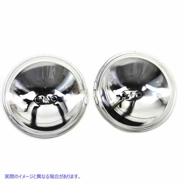 33-1088 クリア 4-1/2 インチ 12 ボルト シールド ビーム スポットランプ電球セット 取寄せ Vツイン Clear 4-1/2 inch 12 Volt S