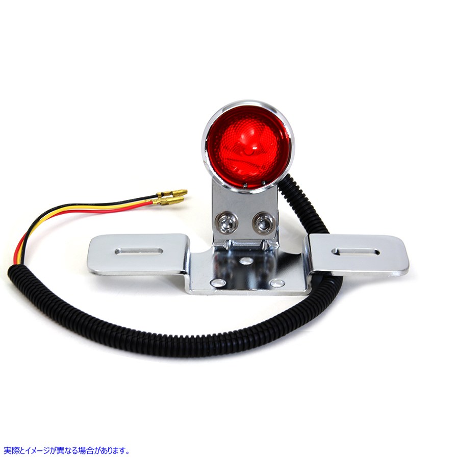 33-1093 クローム ユニバーサル LED テールランプ アセンブリ 取寄せ Vツイン Chrome Universal LED Tail Lamp Assembly (検索用