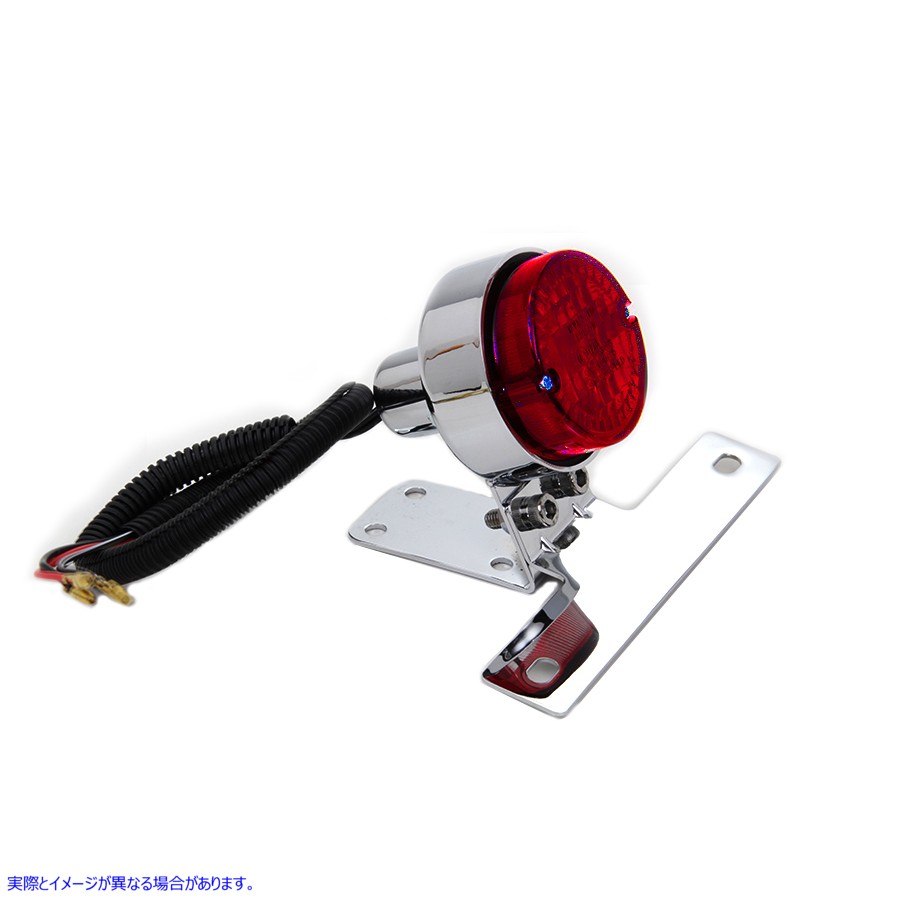 33-1096 クロームユニバーサルテールランプ 取寄せ Vツイン Chrome Universal Tail Lamp (検索用／