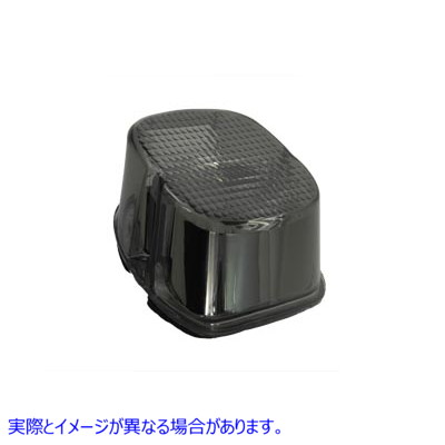 33-1169 テールランプレンズ レイダウンスタイル スモーク 取寄せ Vツイン Tail Lamp Lens Laydown Style Smoked (検索用／