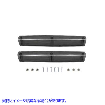 33-1202 ツアーパック サイドスモークマーカーランプレンズセット 取寄せ Vツイン Tour Pak Side Smoked Marker Lamp Lens Set (