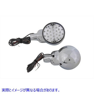 33-1280 LEDウインカーセット リアクリアレンズ 取寄せ Vツイン LED Turn Signal Set Rear Clear Lens (検索用／