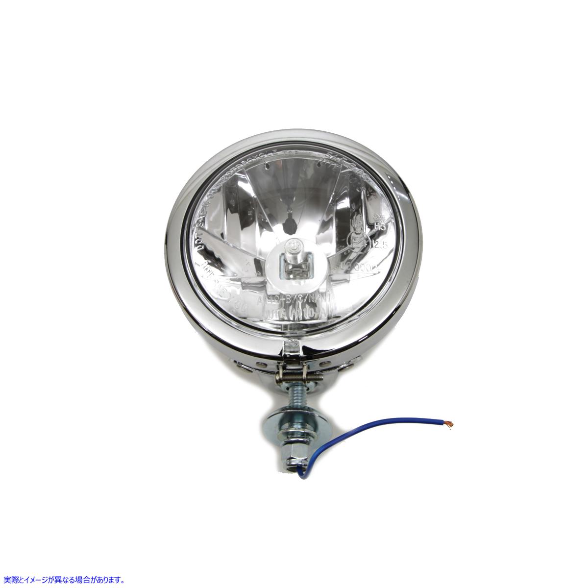 33-1300 H-3 スポットランプ クリアレンズ付き 取寄せ Vツイン H-3 Spotlamp with Clear Lens (検索用／