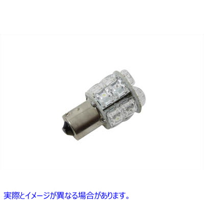 33-1381 スーパー フラックス LED バルブ アンバーとホワイト 取寄せ Vツイン Super Flux LED Bulb Amber and White (検索用／