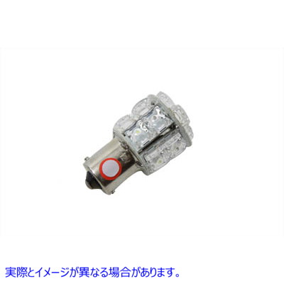 33-1383 スーパー フラックス LED バルブ 赤と白 取寄せ Vツイン Super Flux LED Bulb Red and White (検索用／