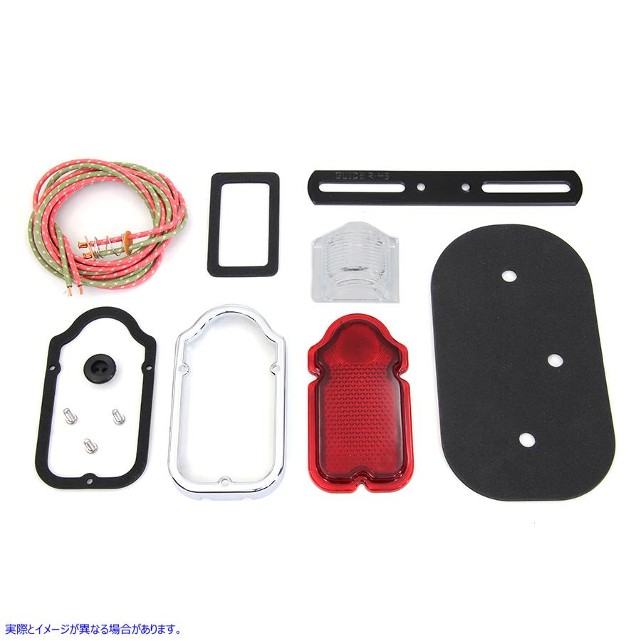 33-1399 トゥームストーン テールランプ パーツ リビルドキット 取寄せ Vツイン Tombstone Tail Lamp Parts Rebuild Kit (検索用