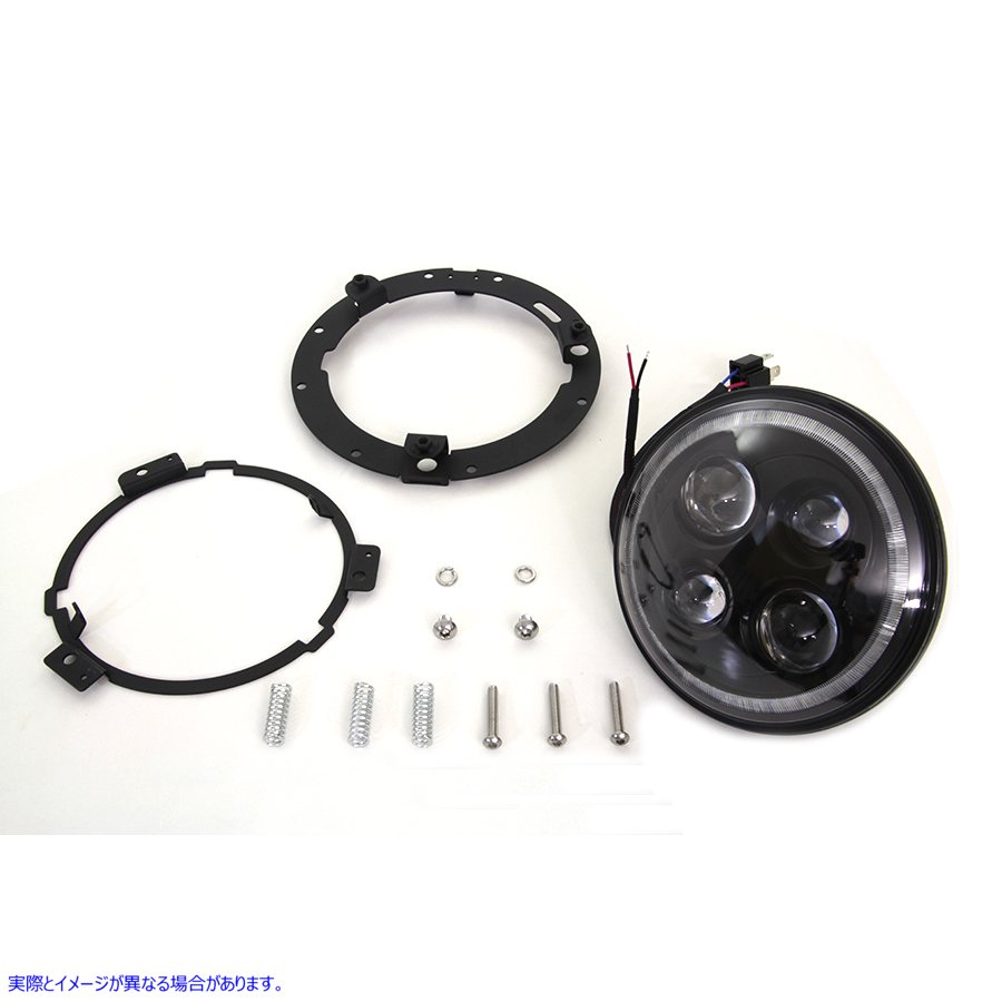 33-1415 7インチLEDヘッドランプバルブユニット 取寄せ Vツイン 7 inch LED Headlamp Bulb Unit (検索用／67700244
