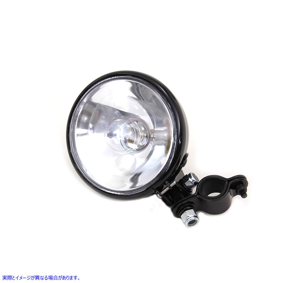 33-1422 電球付きブラックスポットランプアセンブリ 取寄せ Vツイン Black Spotlamp Assembly with Bulb (検索用／