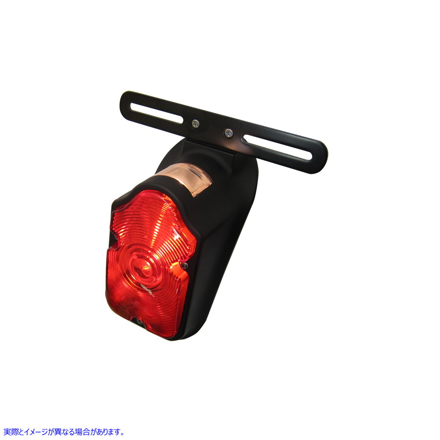 33-1473 ブラックトゥームストーンテールランプアセンブリ 取寄せ Vツイン Black Tombstone Tail Lamp Assembly (検索用／