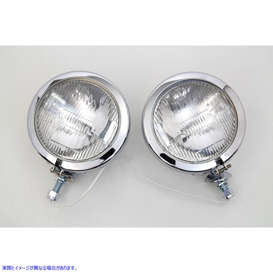 33-1513 クローム FL スポットランプ セット 取寄せ Vツイン Chrome FL Spotlamp Set (検索用／