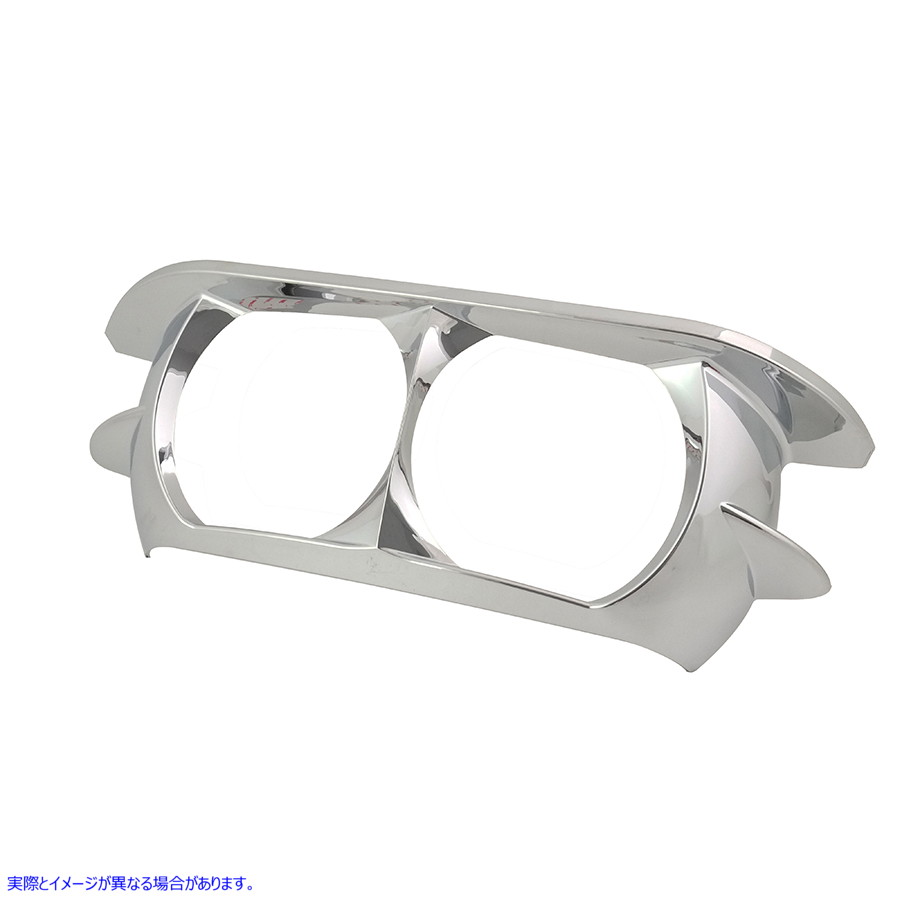 33-1565 ロード グライド ヘッドランプ トリム クローム 取寄せ Vツイン Road Glide Headlamp Trim Chrome (検索用／61400411