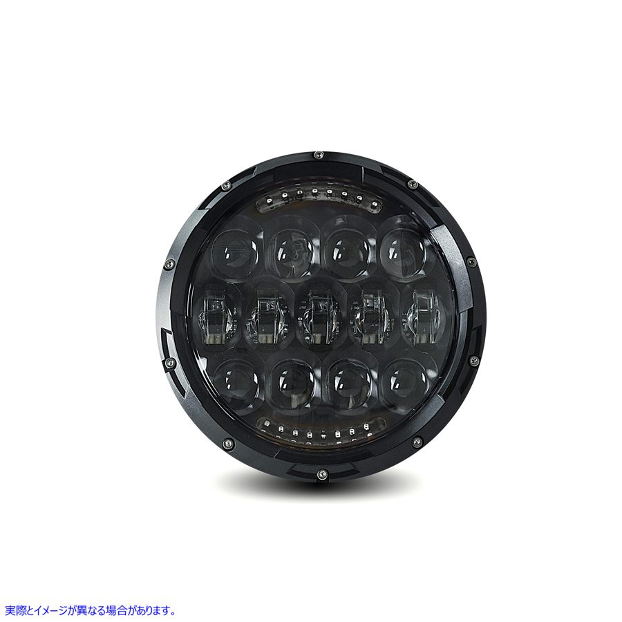 33-1577 Cyron Urban 7 インチ LED ヘッドランプ ユニット ブラック 取寄せ Vツイン Cyron Urban 7 inch LED Headlamp Unit Blac