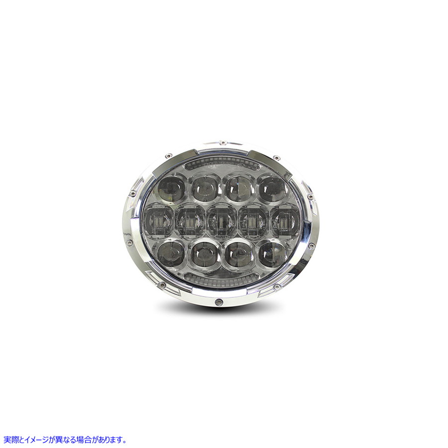 33-1578 Cyron Urban 7 インチ LED ヘッドランプ ユニット クローム 取寄せ Vツイン Cyron Urban 7 inch LED Headlamp Unit Chro