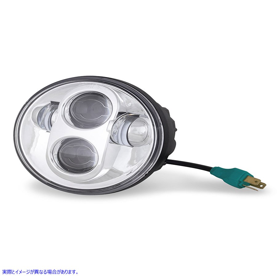 33-1580 Cyron Urban 5-3/4 インチ LED ヘッドランプ ユニット クローム 取寄せ Vツイン Cyron Urban 5-3/4 inch LED Headlamp U