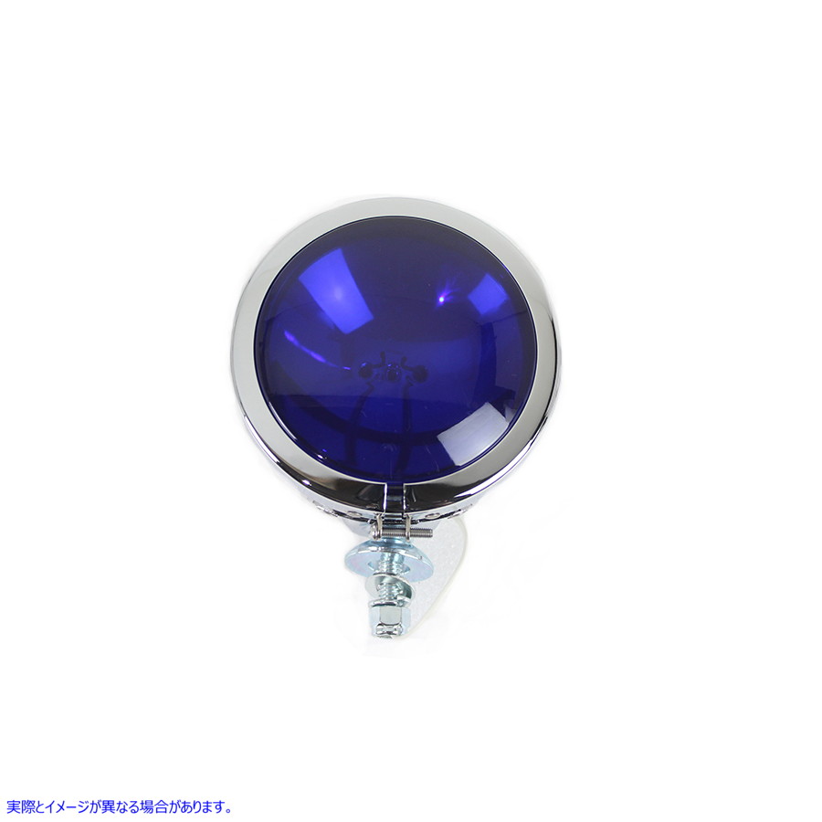 33-1581 シールドビーム付きクロムスポットランプアセンブリ 取寄せ Vツイン Chrome Spotlamp Assembly with Sealed Beam (検索