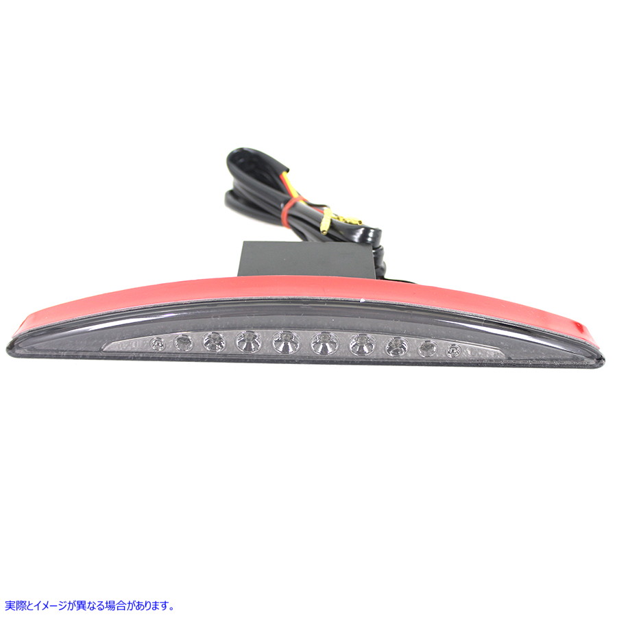 33-1625 スライススタイルLEDフェンダーマウントテールランプ スモークレンズ付き 取寄せ Vツイン Slice Style LED Fender Mount