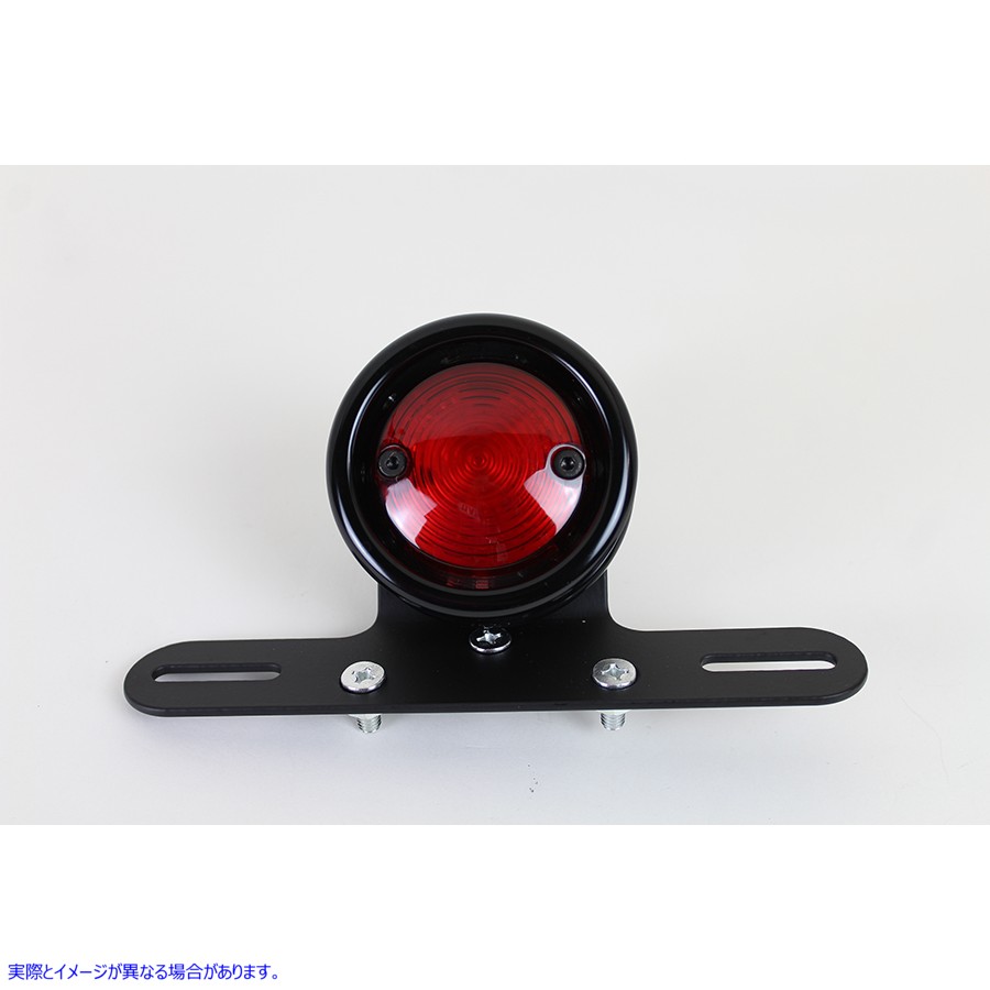 33-1661 LED ラウンド テール ランプ アセンブリ ブラック 取寄せ Vツイン LED Round Tail Lamp Assembly Black (検索用／