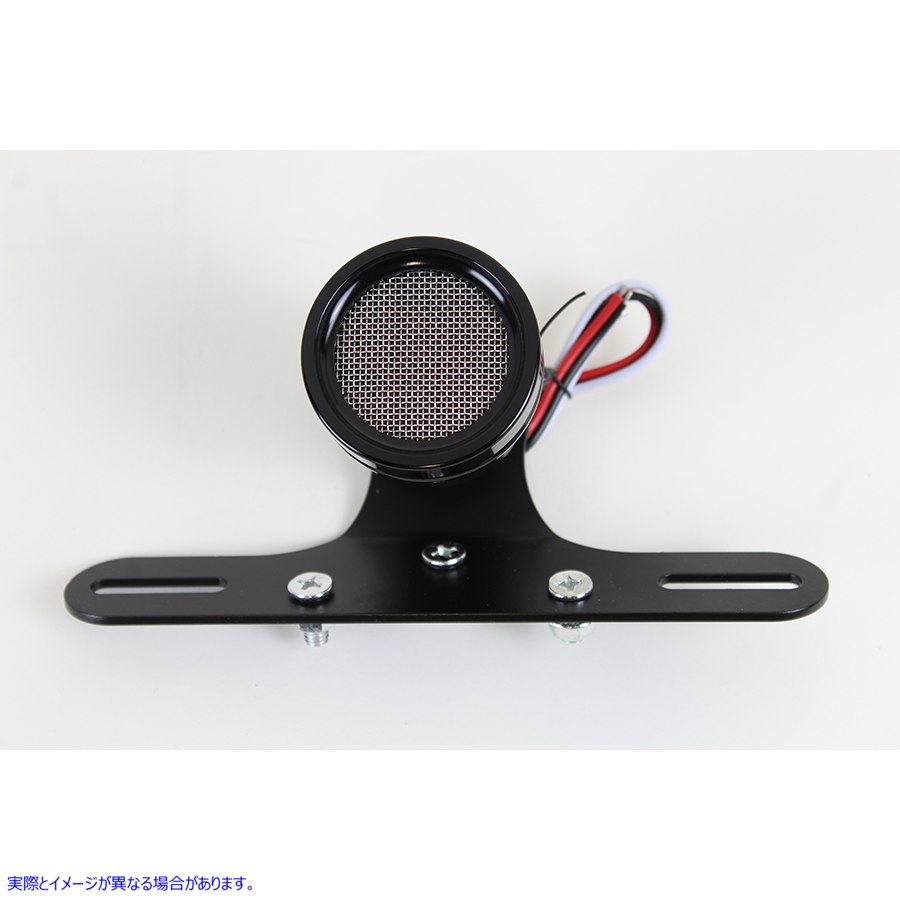33-1663 LEDサーチライトテールランプアセンブリ ブラック 取寄せ Vツイン LED Search Light Tail Lamp Assembly Black (検索用