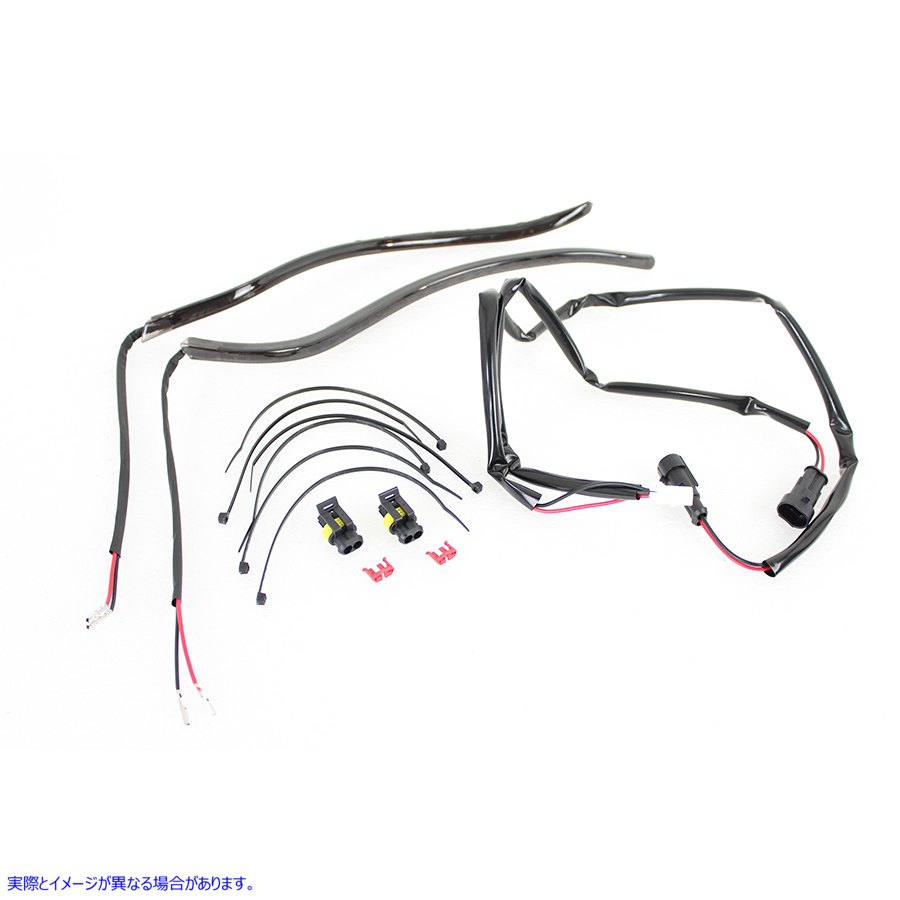 33-1678 白色LED付きフェアリングエッジライトキット 取寄せ Vツイン Fairing Edge Light Kit with White LED's (検索用／680001