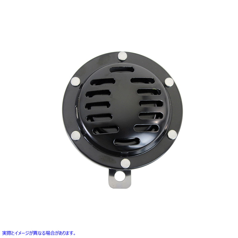 33-1690 ユニバーサル スタイル 12 ボルト ブラック ホーン 取寄せ Vツイン Universal Style 12 Volt Black Horn (検索用／