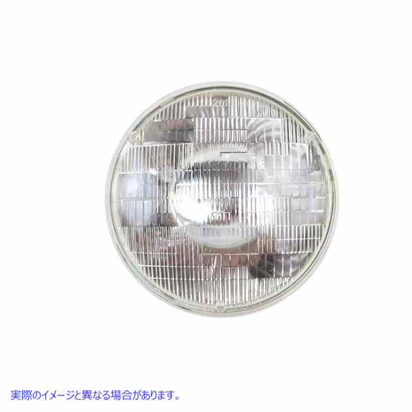 33-1709 7 インチ 12 ボルト シールド ビーム フルート レンズ 取寄せ Vツイン 7 inch 12 Volt Sealed Beam Flute Lens (検索用