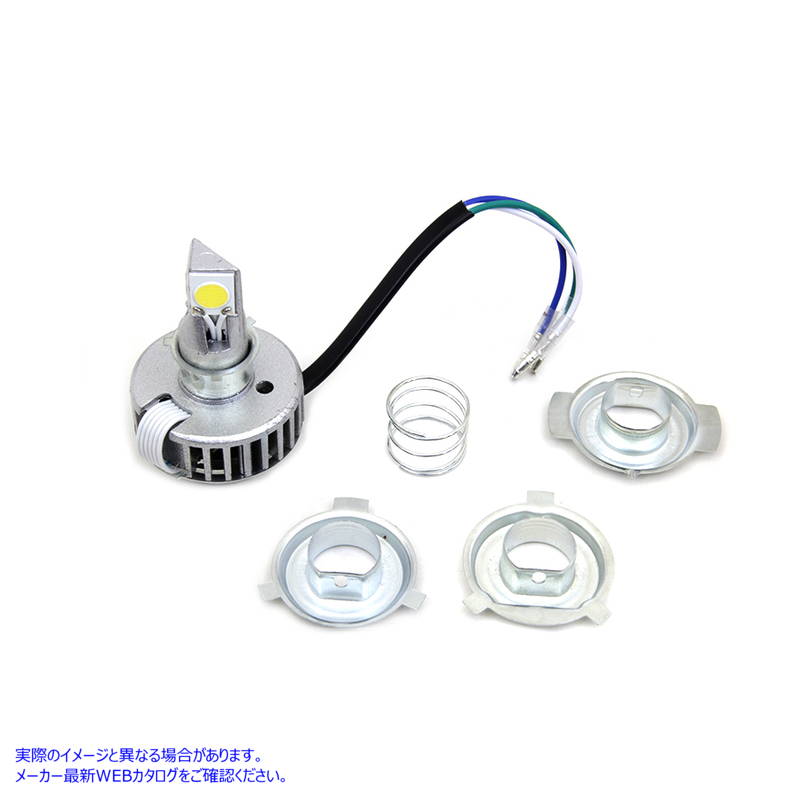33-1737 白色LED H4交換用バルブキット 取寄せ Vツイン White LED H4 Replacement Bulb Kit (検索用／