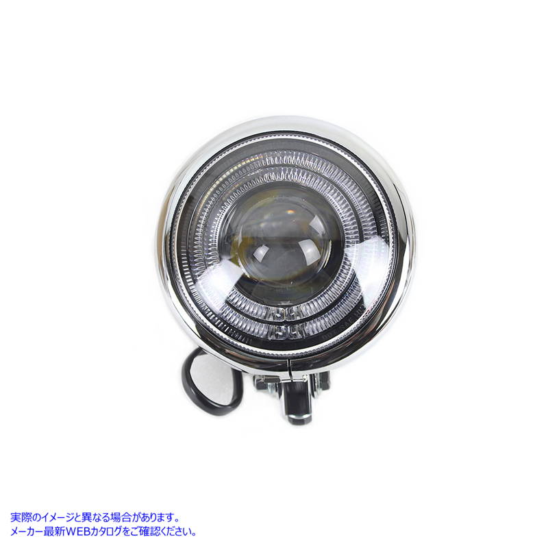 33-1771 5-3/4 インチ ベイツ スタイル LED ヘッドランプ クローム 取寄せ Vツイン 5-3/4 inch Bates Style LED Headlamp Chrome