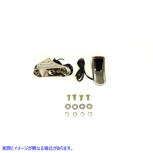 33-1920 フラッシュデコマーカーランプセット レッドレンズ付き 取寄せ Vツイン Flush Deco Marker Lamp Set with Red Lens (検