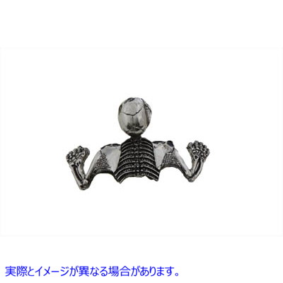 33-1932 スカル スタイル オーナメント クローム 取寄せ Vツイン Skull Style Ornament Chrome (検索用／