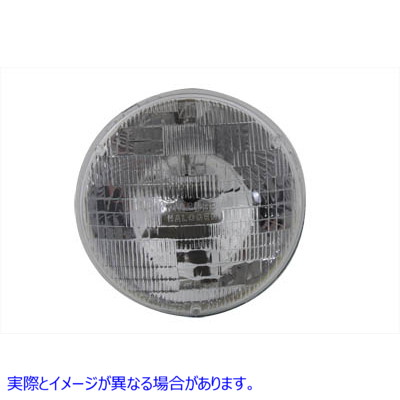 33-2009 7インチ丸型ヘッドランプユニット 取寄せ Vツイン 7 inch Round Headlamp Unit (検索用／ Wagner Lighting H6024
