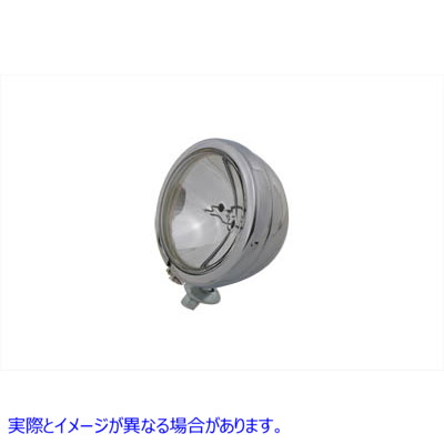33-2015 4-1/2 インチ スポットランプ アセンブリ、クリア電球 6 ボルト付き 取寄せ Vツイン 4-1/2 inch Spotlamp Assembly with