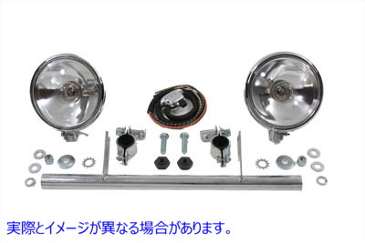 33-2032 スプリングフォークスポットランプキット 取寄せ Vツイン Spring Fork Spotlamp Kit (検索用／
