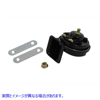 33-2116 レプリカ交換用ホーン ブラック 取寄せ Vツイン Replica Replacement Horn Black (検索用／69060-90D