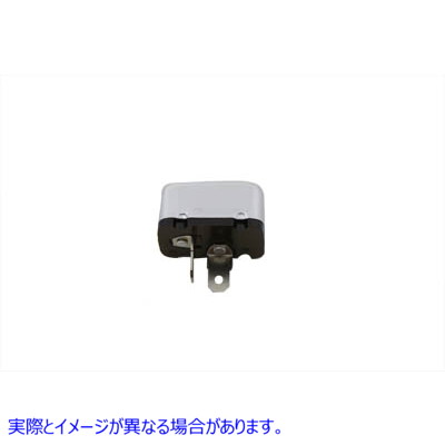 33-2198 レプリカ長方形 12 ボルト ウインカー フラッシャー 取寄せ Vツイン Replica Rectangular 12 Volt Turn Signal Flasher