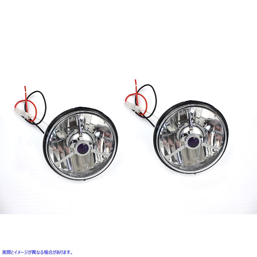 33-3070 4-1/2 インチ スポットランプ トライバー ハロゲン電球 取寄せ Vツイン 4-1/2 inch Spotlamp Tri-Bar Halogen Bulb (検