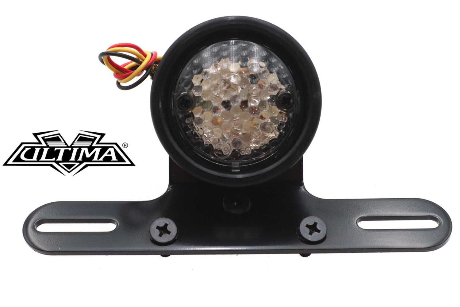 33-8232 取寄せ Vツイン Drilled Black Bezel Tail Lamp (検索用／)