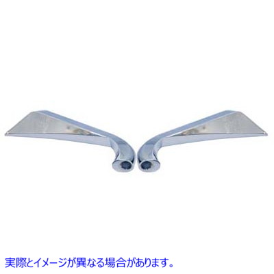 34-0021 ビレットステム付きイービルアイミラーセット 取寄せ Vツイン Evil Eye Mirror Set with Billet Stems (検索用／